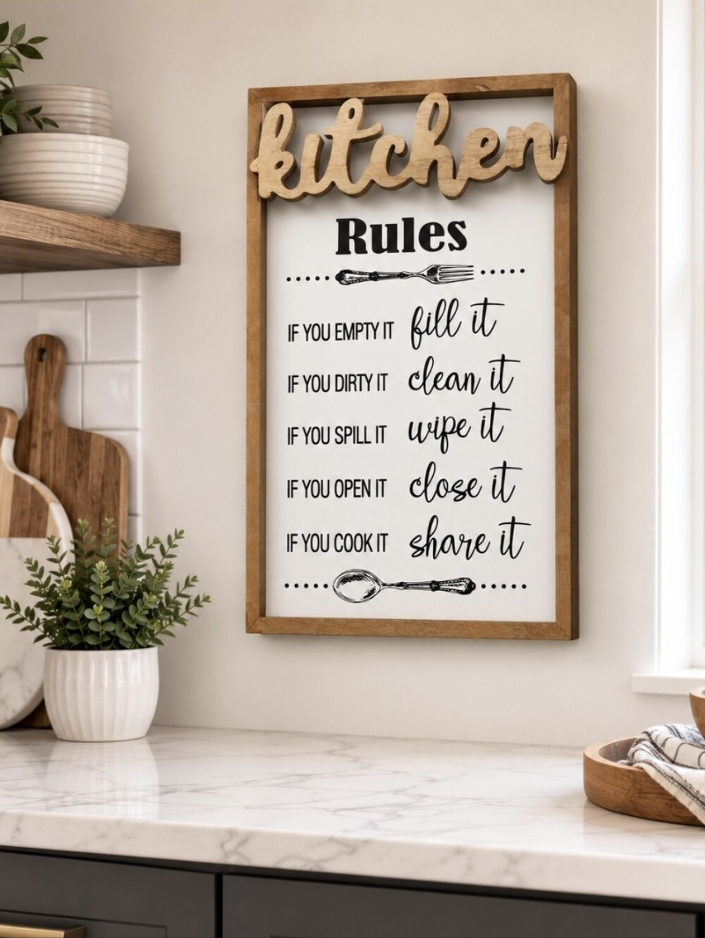 BOUCLAIR Rustic Kitchen Decor